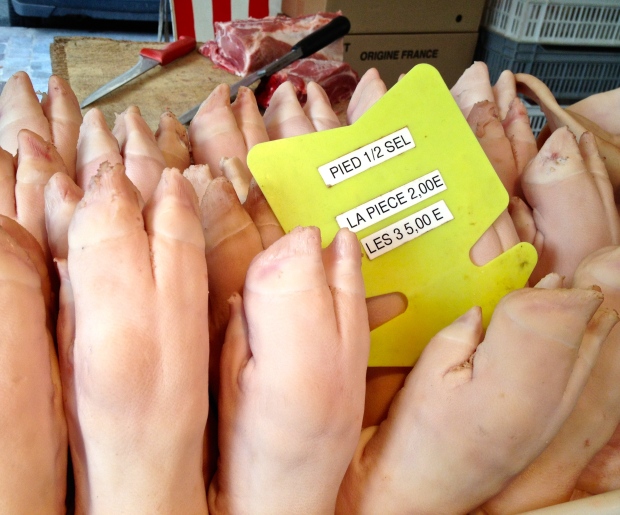 pieds de porc...pigs' feet