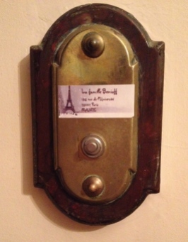 our Paris doorbell